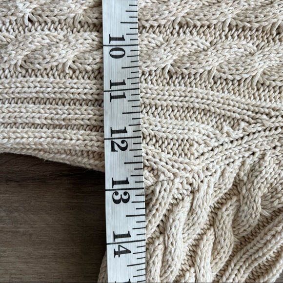 OLD NAVY Boys Shawl Collar Cable Knit Oatmeal Sweater 5T EUC - Picture 5 of 6